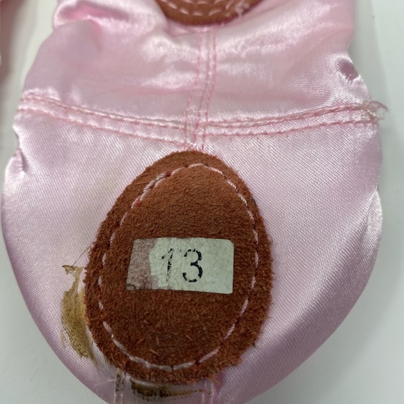 Pink Sequined Ballet Slipper Shoes - Picture 7 of 9